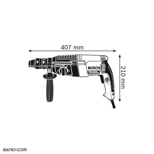 دریل بتن کن بوش GBH 2-26 DFR Bosch Rotary Hammer Drill