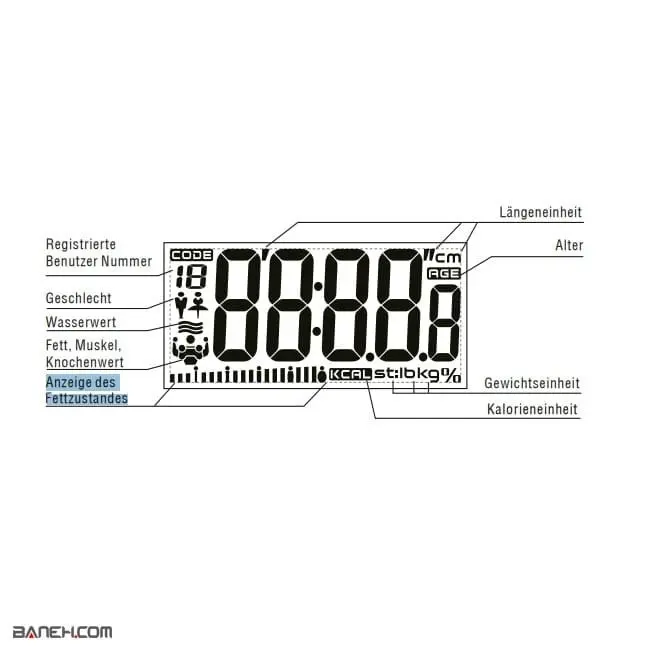 ترازوی دیجیتال فکر Fakir Sun Digital Body Scale