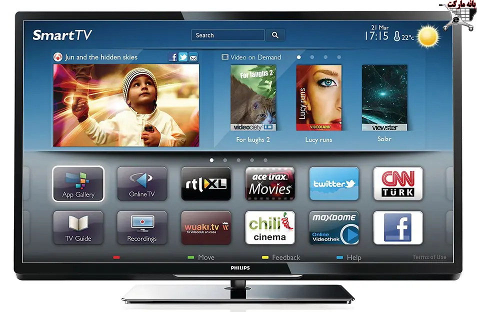 تلویزیون ال ای دی اسمارت جدید فلیپس LED FULL HD SMART PHILIPS 47PFL4007