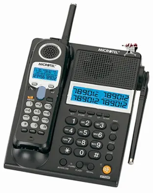 تلفن ثابت رومیزی بیسیم میکروتل CALLER PHONE MICROTEL KX-TC7698D2CID