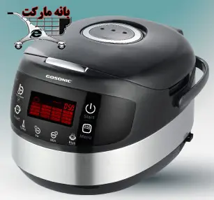 پلوپز برقی گاسونیک مصرف انرژی 860 وات مدل Rice Cooker Gosonic GRC-684