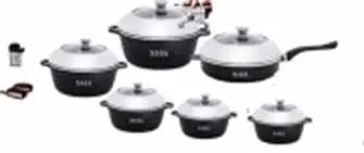 سرویس قابلمه چدن 17پارچه ناساNASA ns-6017