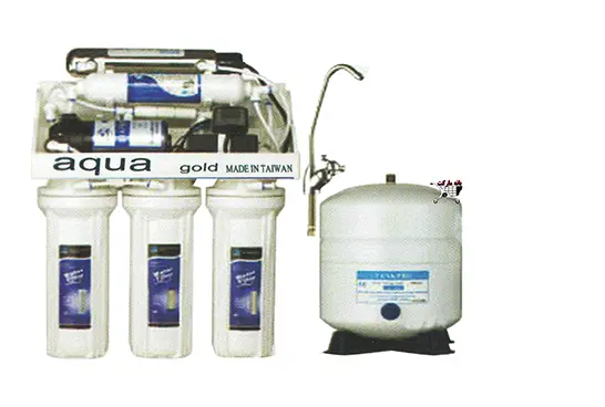دستگاه تصفیه آب شش مرحله فیلتر آکوا گلد Water Treatment Aqua Gold RO6B