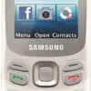 گوشی موبایل سامسونگ بی 312 تک هسته ای SAMSUNG MOBILE PHONE B312 1426662273in SM B312EZWDINU 001 Front whiteflower