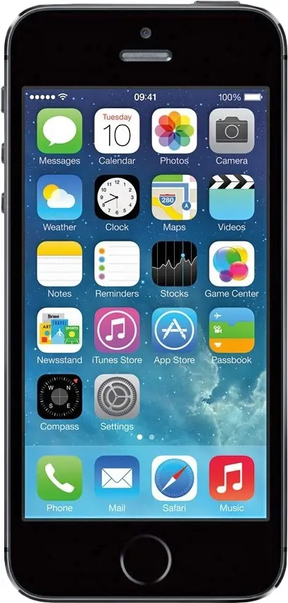 گوشی موبایل اپل آیفون 5 اس 4 اینچی APPLE SMART MOBILE 32GB 8MP IPHONE 5S