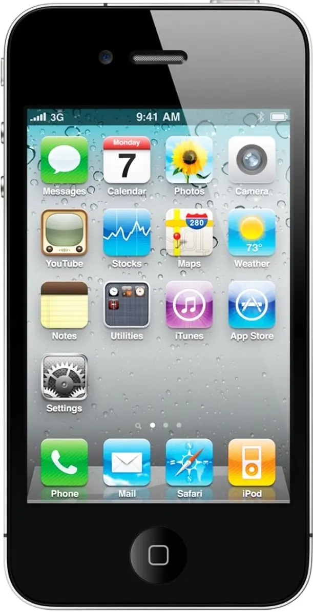 گوشی موبایل اپل آیفون 4 اس هوشمند 3.5 اینچی 8 گیگابایتی APPLE MOBILE 8GB IPHONE 4S