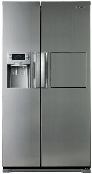 یخچال ساید بای ساید سامسونگ سفید رنگ ار اس 22 SAMSUNG REFRIGERATOR SIDE BY SIDE RS22