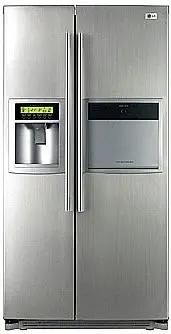 یخچال ساید بای ساید ال جی پی 227 باردار LG REFRIGERATOR SIDE BY SIDE GR-P227