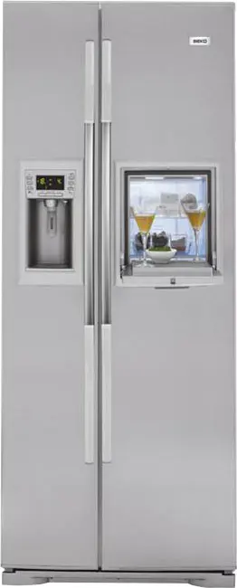 یخچال ساید بای ساید بکو وی 421 ایکس 29 فوت BEKO REFRIGERATOR SIDE BY SIDE GNEV421X