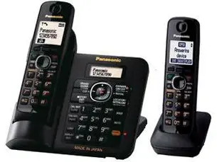 دستگاه تلفن ثایت منشی پاناسونیکPANASONIC CALLER ID PHONES ANSWERING KX-TG3821SX