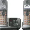 تلفن بیسیم دو گوشی منشی دار پاناسونیک PANASONIC CORDLESS PHONE KX-TG7732 1433571045tg7732