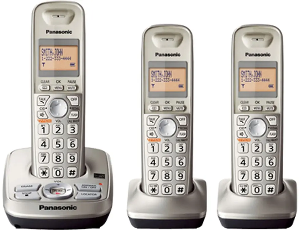 تلفن بی سیم 3 گوشی منشی دار پاناسونیک PANASONIC ANSWERING MACHINE KX-TG313SK