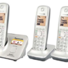 تلفن بیسیم دو گوشی منشی دار پاناسونیک PANASONIC CORDLESS PHONE KX-TG3713 14351327411