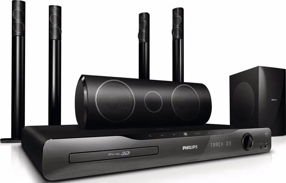 سینمای خانگی 1000 وات بلوری سه بعدی فیلیپس PHILIPS 3D BLU-RAY HOME THEATER HTS-5591