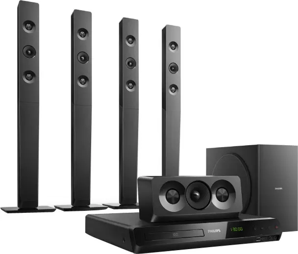 سیستم سینمای خانگی بلوری 1000 واتی فیلیپس PHILIPS HOME THEATER BLU-RAY HTD5580