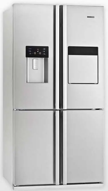 یخچال ساید بای ساید بکو چهاردرب BEKO GNE134601X REFRIGERATOR SIDE BY SIDE 30FOOT