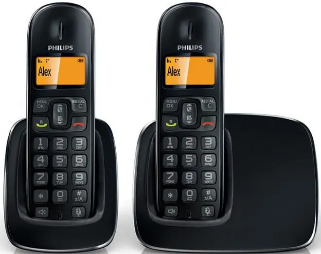 تلفن ثابت بی سیم فیلیپس دو گوشی PHILIPS CORDLESS PHONE CD1912