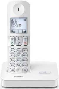 گوشی تلفن ثابت بی سیم فیلیپس PHILIPS CORDLESS PHONE D4001W