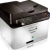 چاپگر سامسونگ لیزری سه کاره SAMSUNG PRINTER COLOR MULTIFUNCTION CLX-3305FW 1443961784levant CLX 3305FW XSG 002 Right 30 Angle white