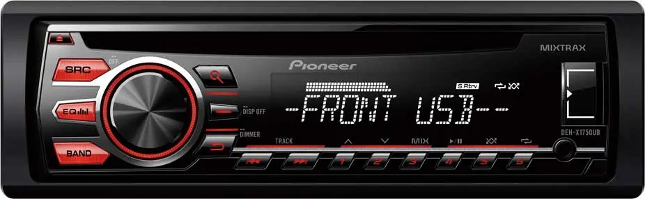 دستگاه پخش خودرو پایونیر PIONEER CAR AUDIO DEH-X1750UB