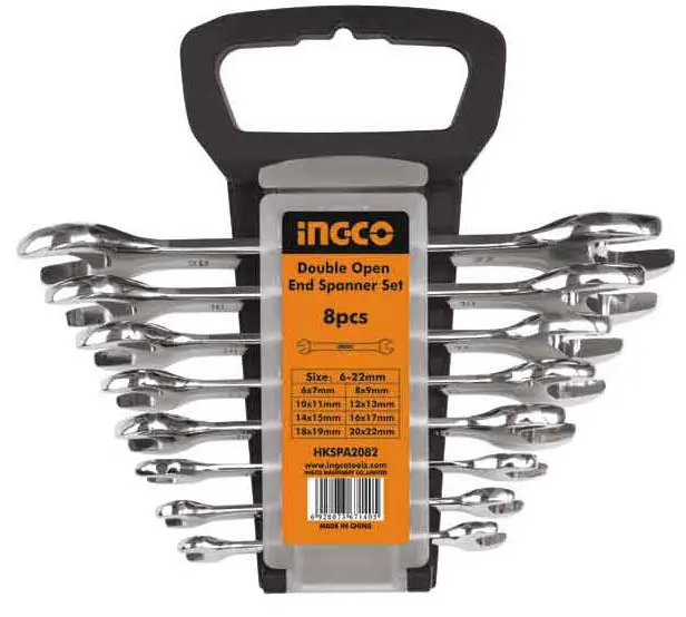 ست آچار دو سر تخت 8 عددی اینکو INGCO WRENCH HKSPA2082