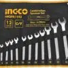 ست آچار یک سر رینگ 12 عددی اینکو INGCO COMBINATION SPANNER SET HKSPA1143 1446551397hkspa1143