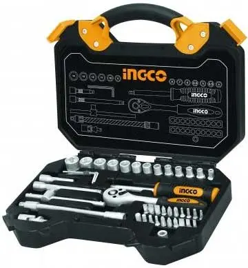 جعبه بکس 45 پارچه 1.4 اینچ اینکو INGCO 45 PCS 1/4” SOCKET SET HKTS14451