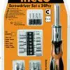 ست پیچ گوشتی جغجغه اینکو INGCO INTERCHANGEABLE SCREWDRIVER SET HKSDB0241 1446964873ingco 24 pcs screwdriver set hksdb0241