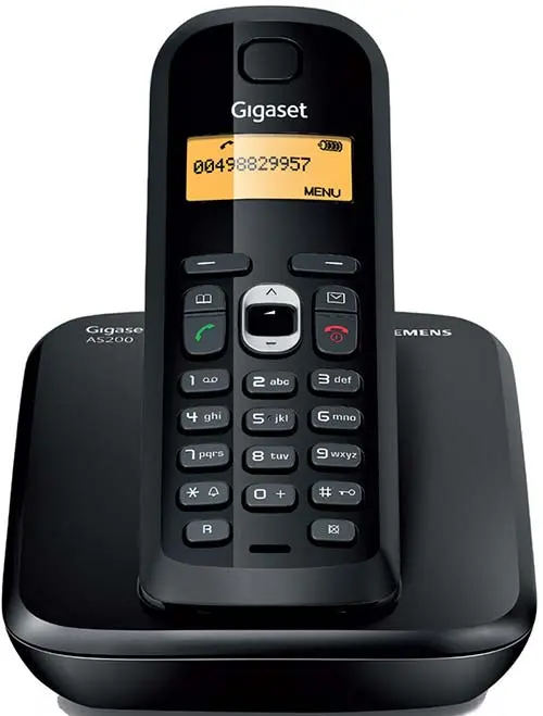 گوشی تلفن بی سیم گیگاست GIGASET CORDLESS PHONE AS200