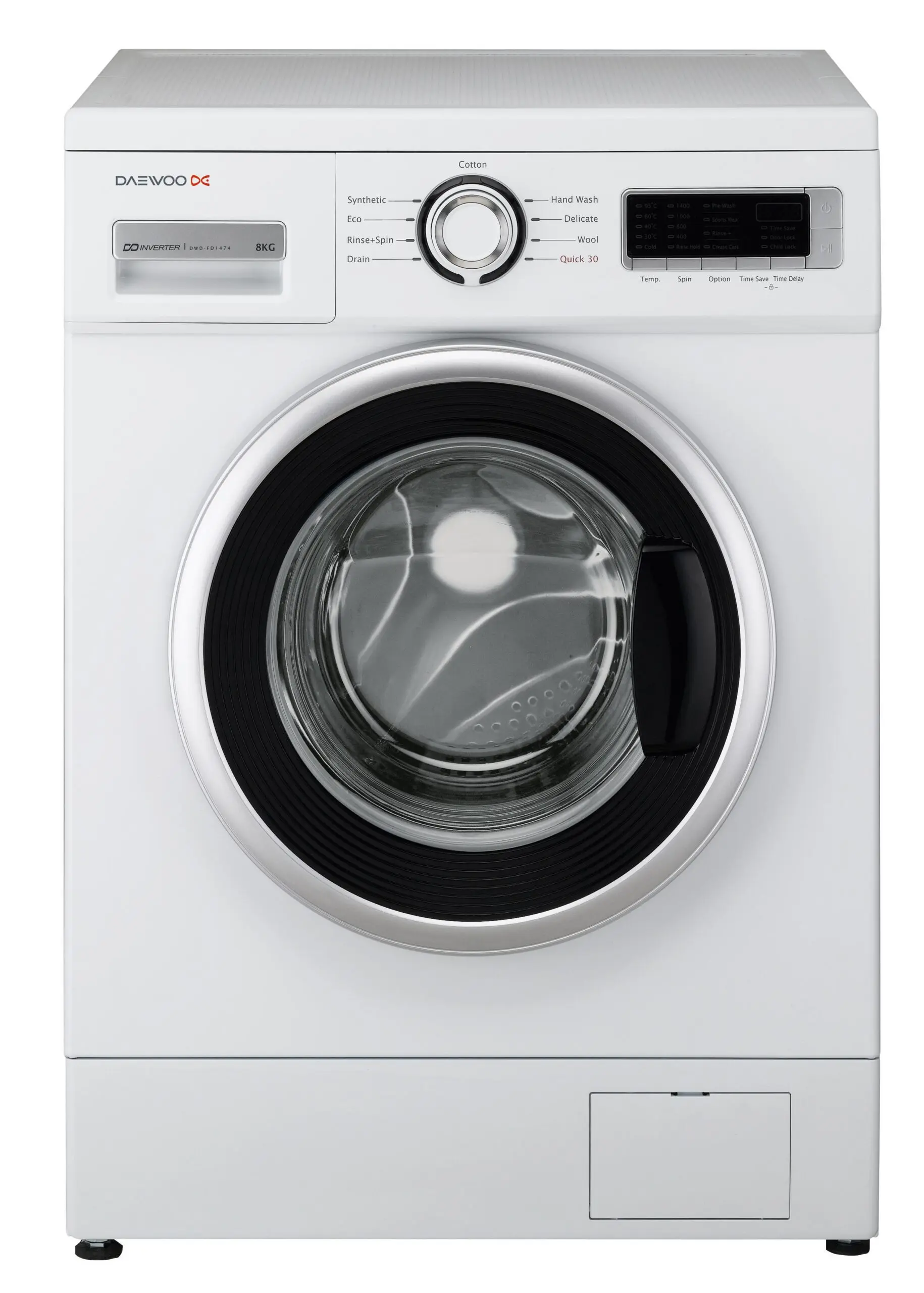 ماشین لباسشویی دوو DAEWOO WASHING MACHINE 8KG DWD-F1071T