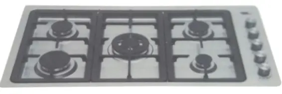 اجاق گاز 5 شعله توکار اسپارک SPARK GAS STOVE SPA809