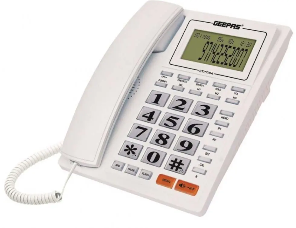 تلفن ثابت جیپاس GEEPAS TELEPHONE GTP7184