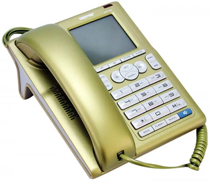 دستگاه تلفن ثابت GEEPAS TELEPHONE GTP-7197