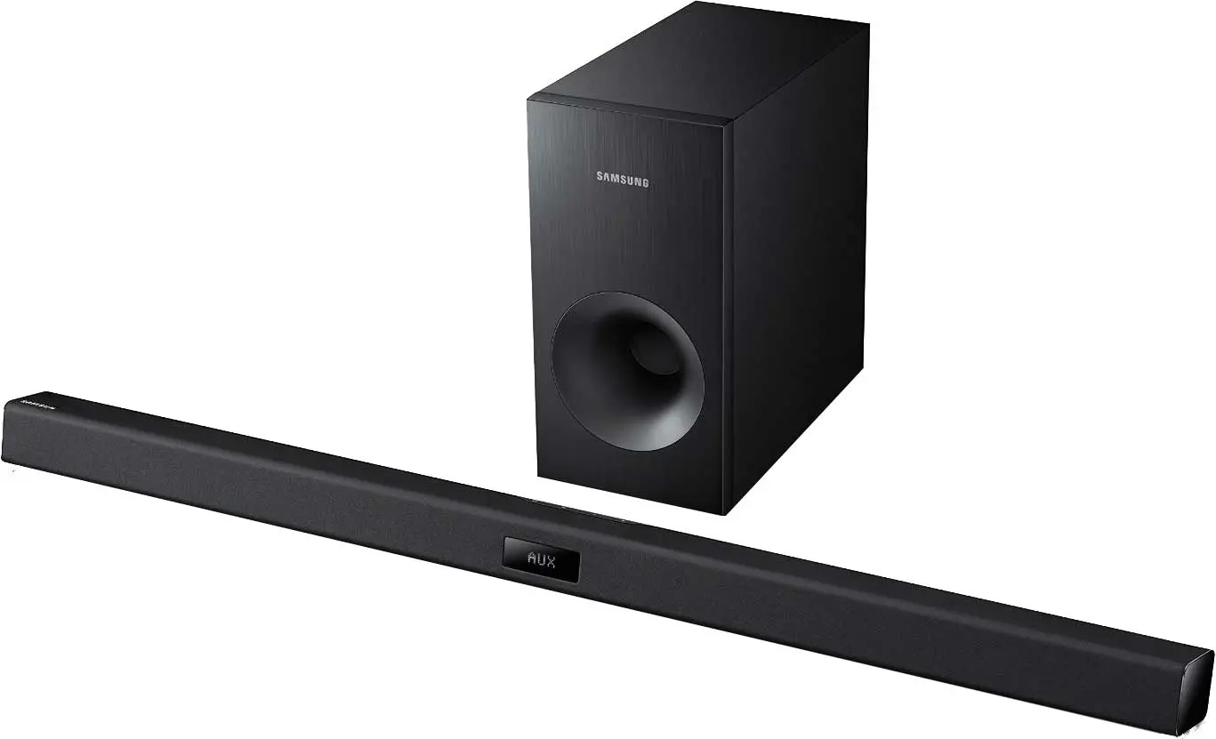 سینمای خانگی 120 وات سامسونگ SAMSUNG SOUNDBAR 2.1CH HW-H355