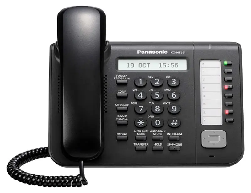 تلفن ثابت رومیزی پاناسونیک PANASONIC TELEPHONE KX-DT521