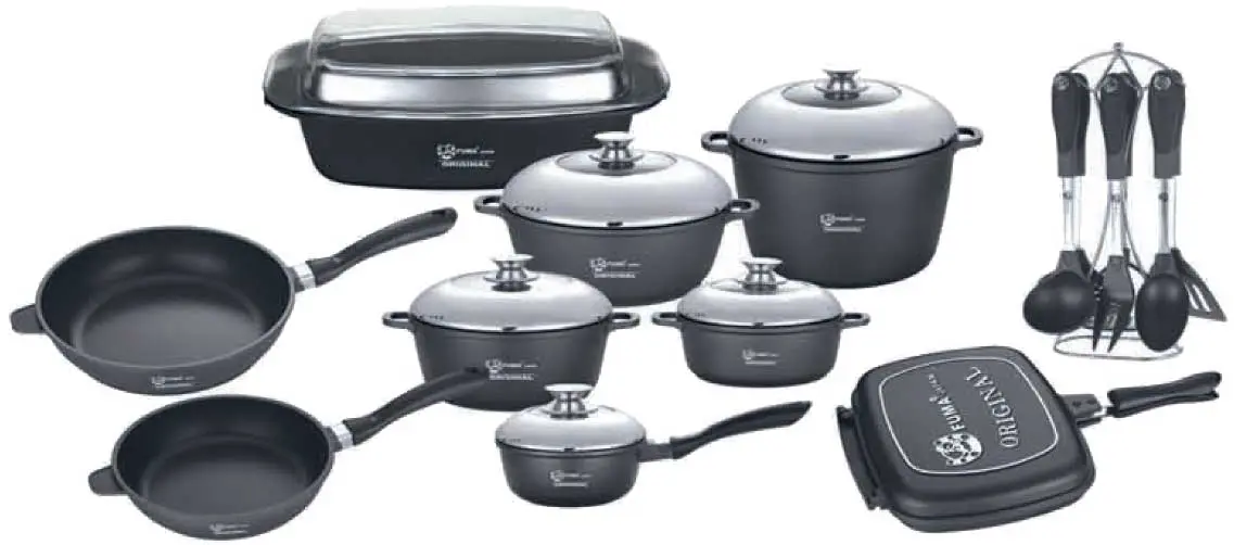 سرویس قابلمه 23 پارچه فوما Fuma 22 Pieces Cookware Set FU-447