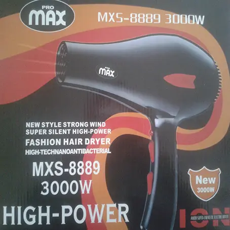 سشوار حرفه ای 8889 promax Professional Ionic Light Hair Dryer