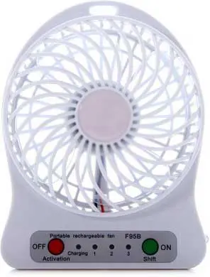 فن قابل شارژ portable rechargeable fan