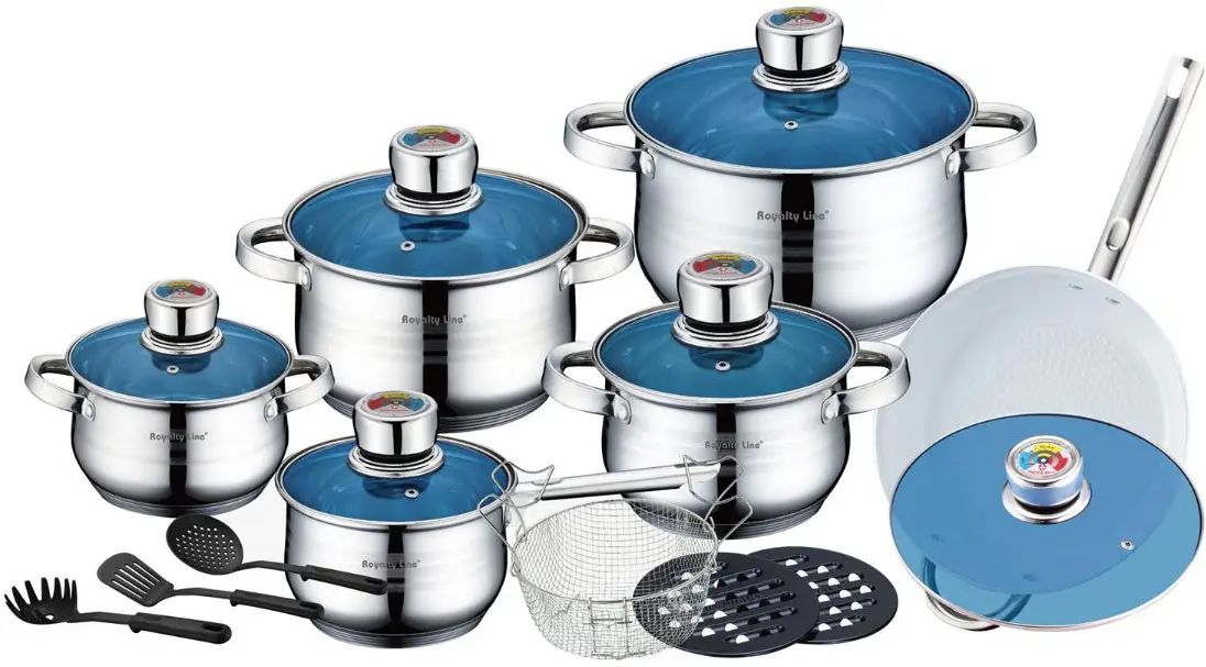 سرویس قابلمه 18 پارچه رویالتی لاین Cookware Set RL-1801BC