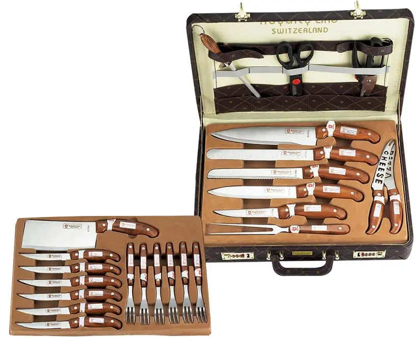 سرویس چاقوی 25 تکه رویالتی لاین ROYALTY LINE KNIFE SET RL-K25LB