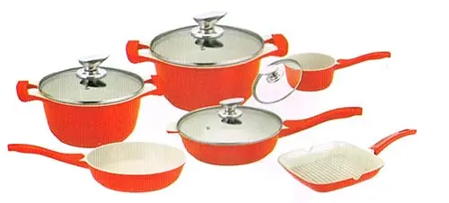 سرویس 6 تکه قابلمه رویالتی لاین Royalty Line Cookware Sets RL-BS1010C