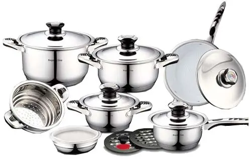 سرویس قابلمه 16 تکه رویالتی لاین ROYALTY LINE COOKWARE SET RL-16BC