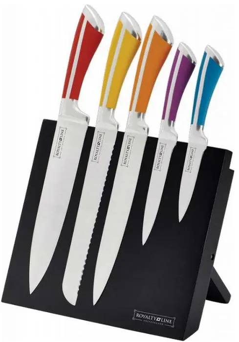 سرویس 6 تکه چاقوی آشپزخانه رویالتی لاین ROYALTY LINE KNIFE SET RL-MG6C
