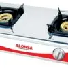 اجاق گاز رومیزی 2 شعله آلونسا ALONSA GAS BURNER AL-842 GB 1456905456842