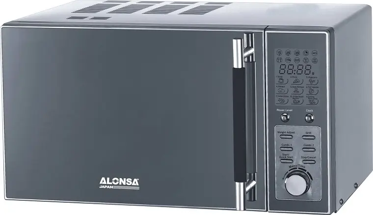 مایکروفر دکمه دار 1050 وات الونسا ALONSA MICROWAVE AL-523