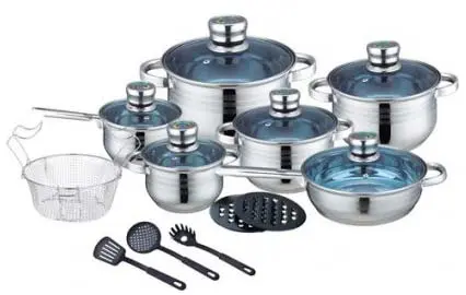ست قابلمه 18 تکه رویالتی لاین ROYALTY COOKWARE SET RL-1801B