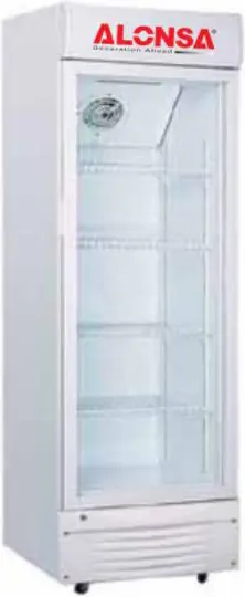 یخچال ویترینی 500 لیتر آلونسا ALONSA REFRIGERATOR AL-500 SCF