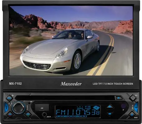 دستگاه پخش ماشین مانیتور دار مکسیدر MAXEEDER CAR AUDIO MX-7102