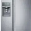یخچال ساید بای ساید سامسونگ SAMSUNG REFRIGERATOR 32 FOOT RH77 1459140193in RH77H90507H TL 025 Silver silver