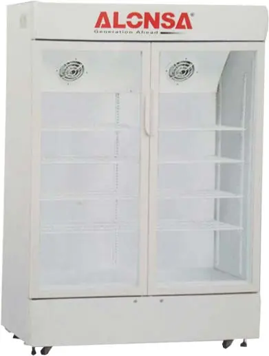 یخچال ایستاده ویترینی آلونسا ALONSA CHILLER AND SHOWCASE FREEZER AL-700SCF